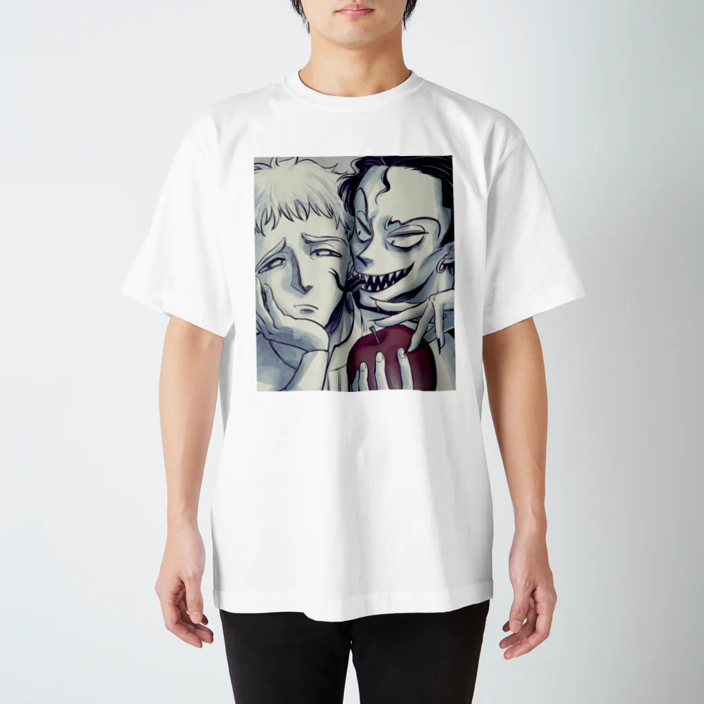 新國みなみのAandD ハニエルとサタナキア Regular Fit T-Shirt