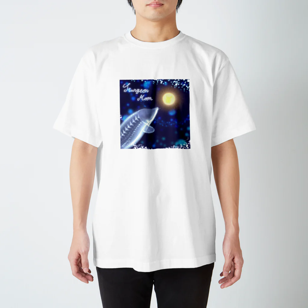 どるちぇ＊うさぎの8月《Moonシリーズ》＊Sturgeon Moon＊ スタンダードTシャツ