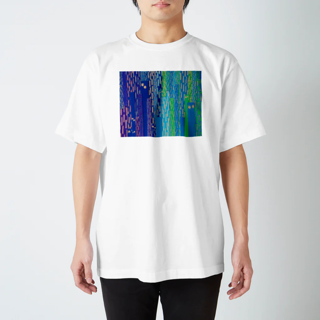 ぐら(GURA)の雨ザーザー スタンダードTシャツ