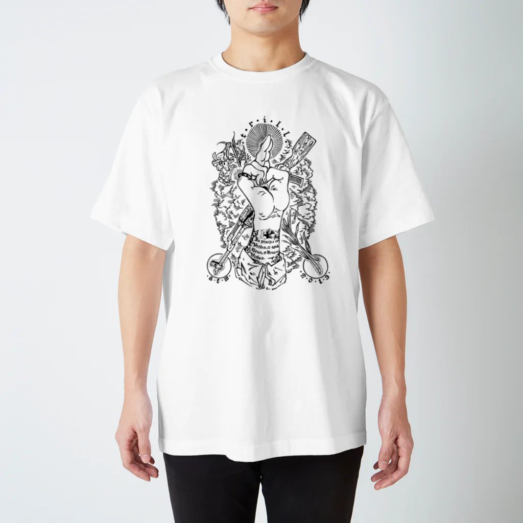 AlterEgoWorks13のTATOO HAND Regular Fit T-Shirt