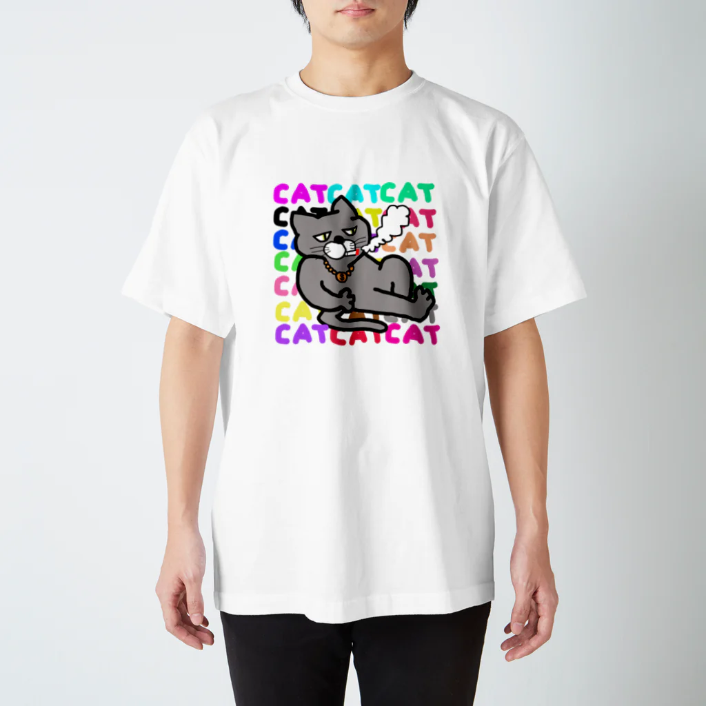 おちむーの不良ねこ スタンダードTシャツ