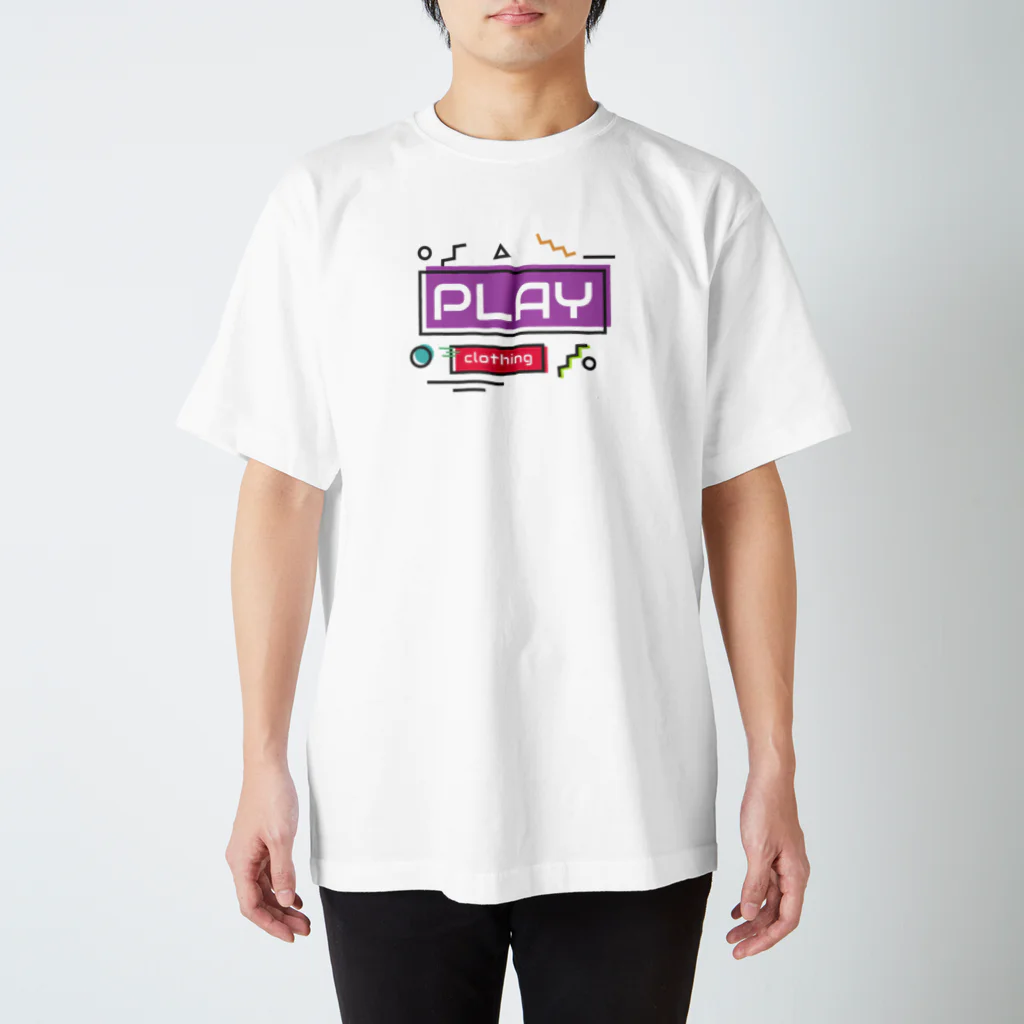 PLAY clothingのRETRO　LOGO　P スタンダードTシャツ