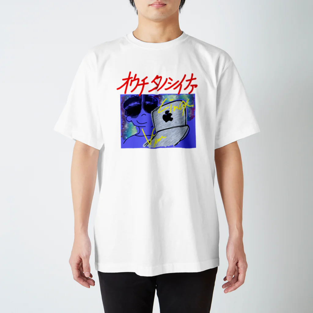 まるこふのVimとLinuxﾀﾉｼｲﾅｧ（文字赤） Regular Fit T-Shirt