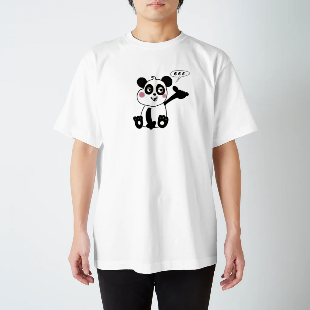 smilemiの666 PANDA🤙🤙🤙 🇨🇳 スタンダードTシャツ