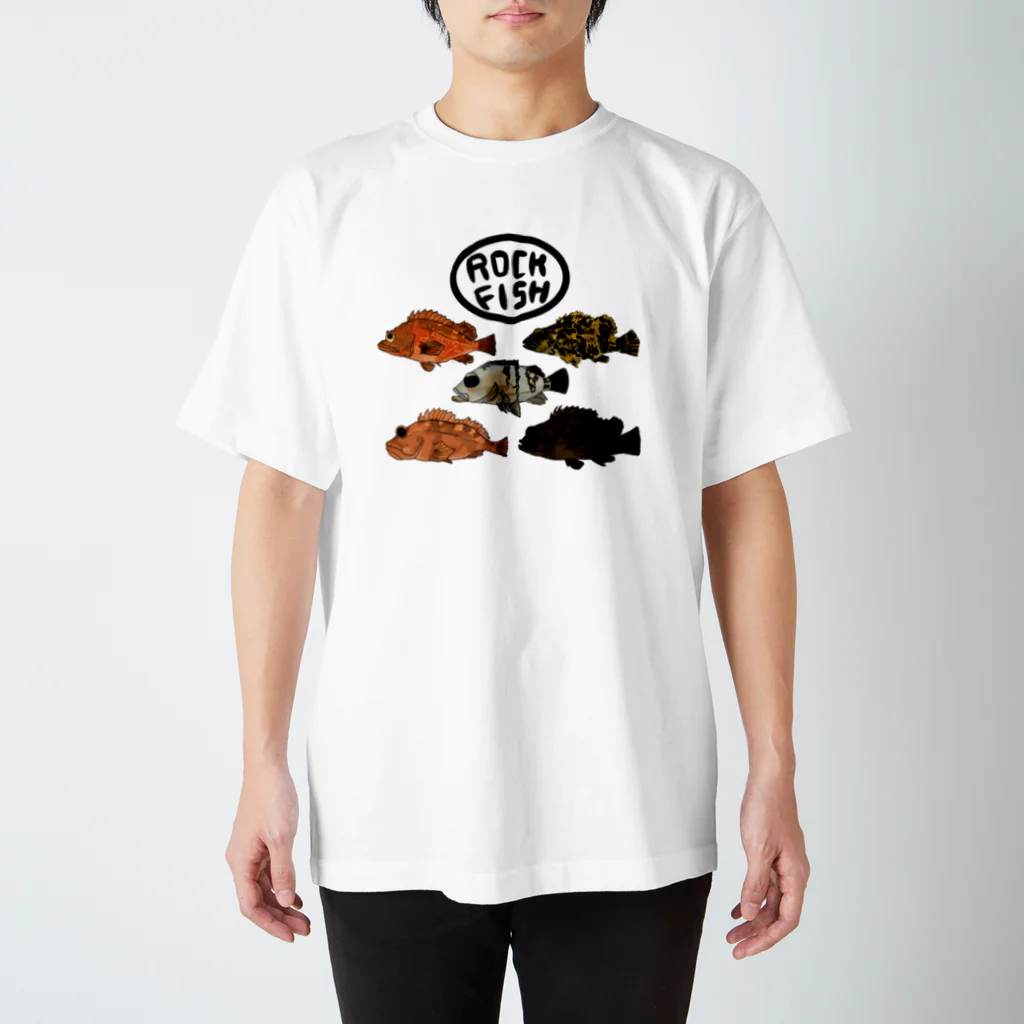 snaggedgorillaのrockfish スタンダードTシャツ