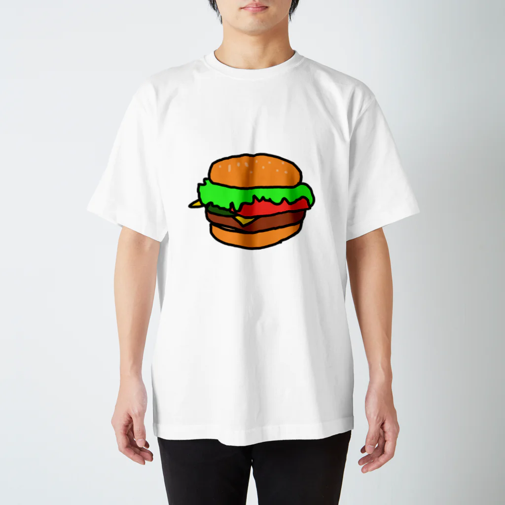 すいかのシンプルハンバーガーTシャツ スタンダードTシャツ