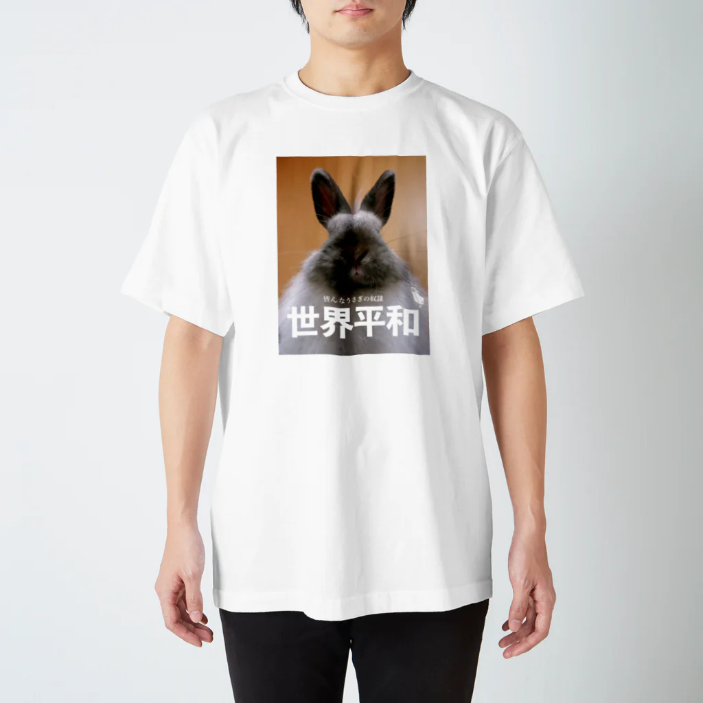 gin-ryuの世界平和を願うギンちゃん スタンダードTシャツ
