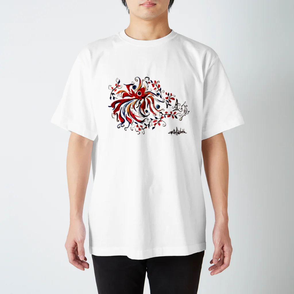 ほんだ猫の金魚 スタンダードTシャツ