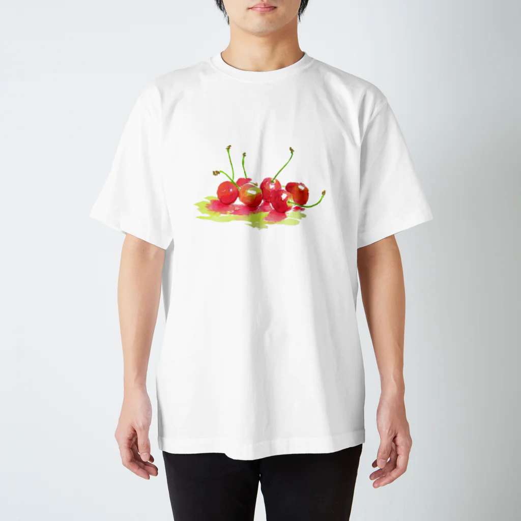 akairoのさくらんぼ スタンダードTシャツ