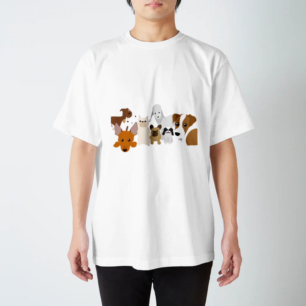 ふうふうたかの犬がいっぱいTシャツ Regular Fit T-Shirt