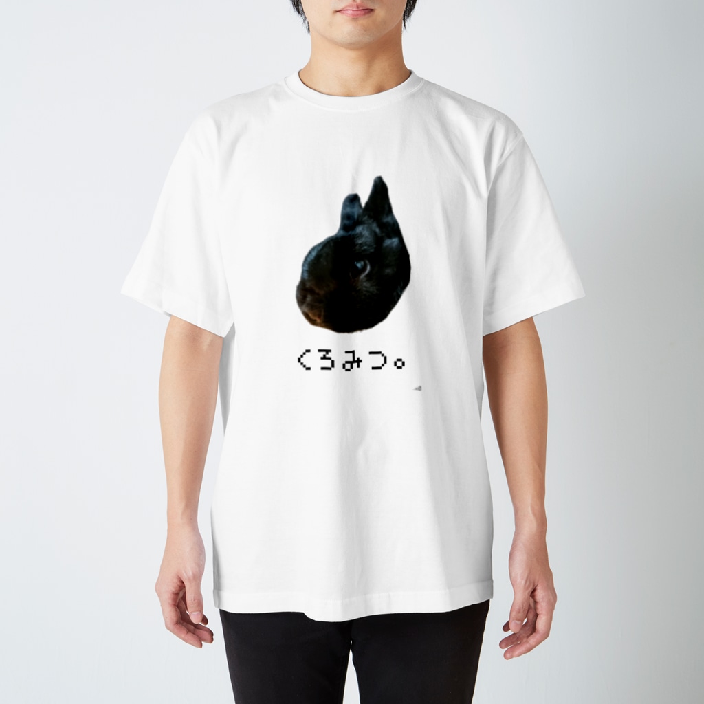 僕の名前はくろみつ です Shimokitazawaloftのスタンダードtシャツ通販 Suzuri スズリ