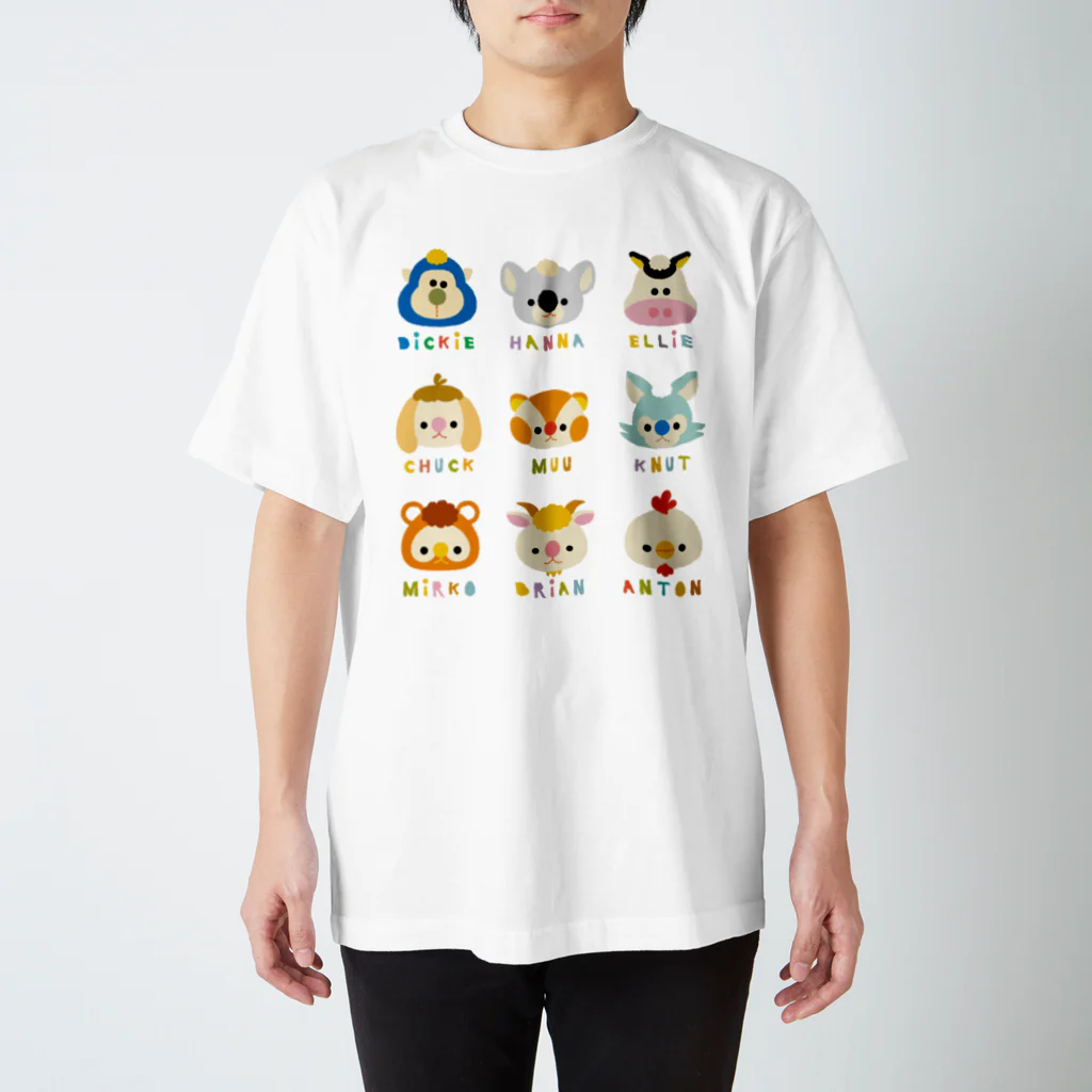 mofpofのmofpofriends4 スタンダードTシャツ