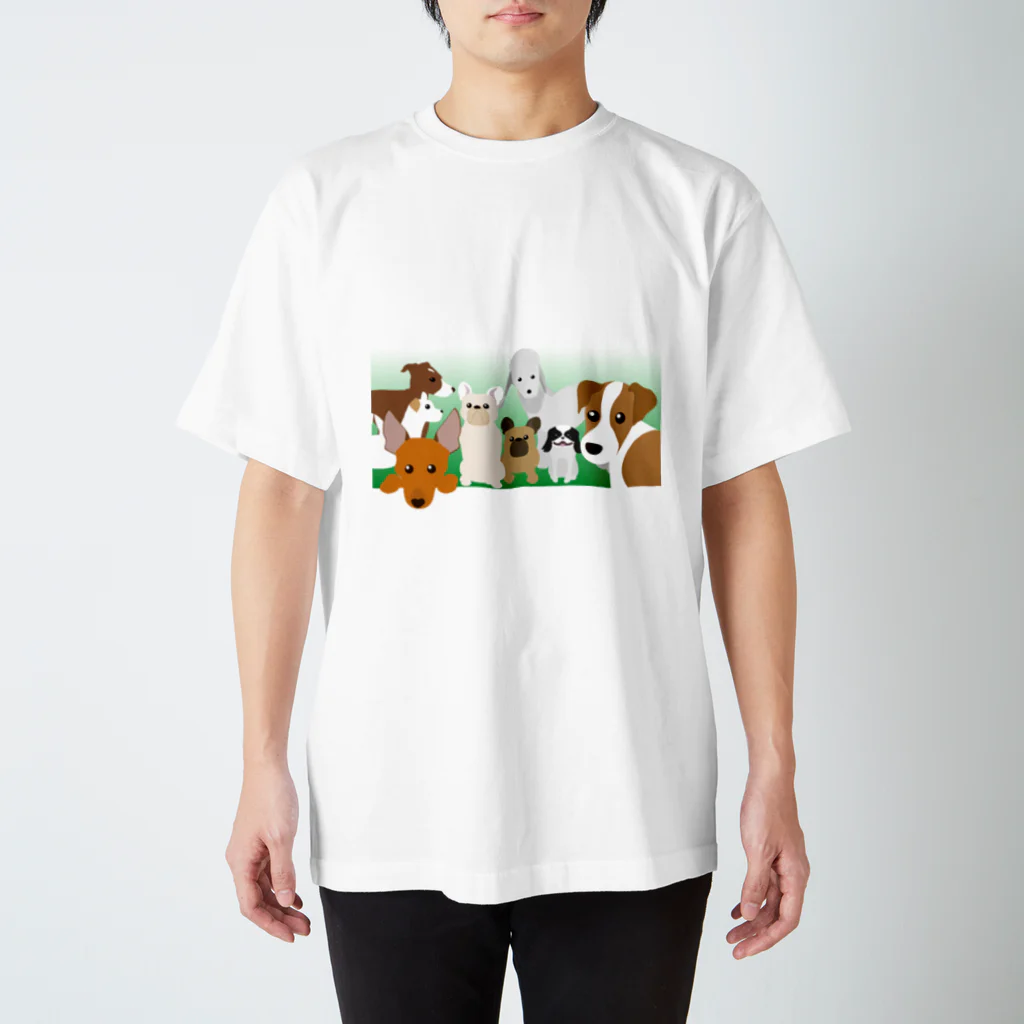 ふうふうたかの犬がいっぱい２ スタンダードTシャツ