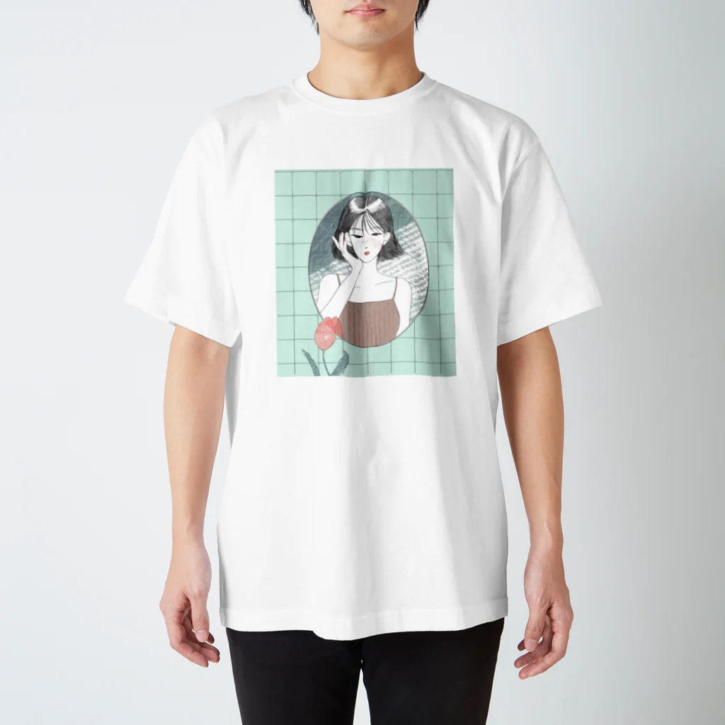 haradaの朝の女の子 Regular Fit T-Shirt