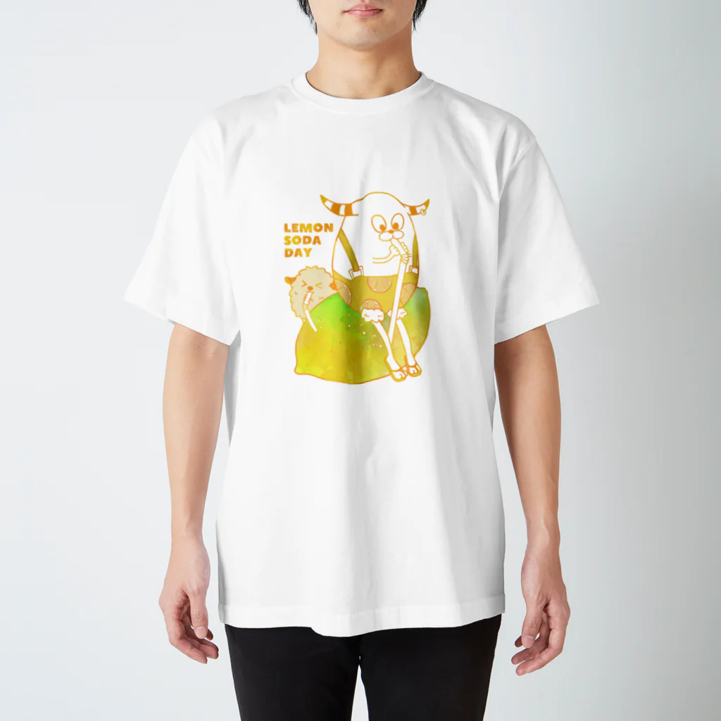 サカサノオサカナのレモンソーダ日和 Regular Fit T-Shirt