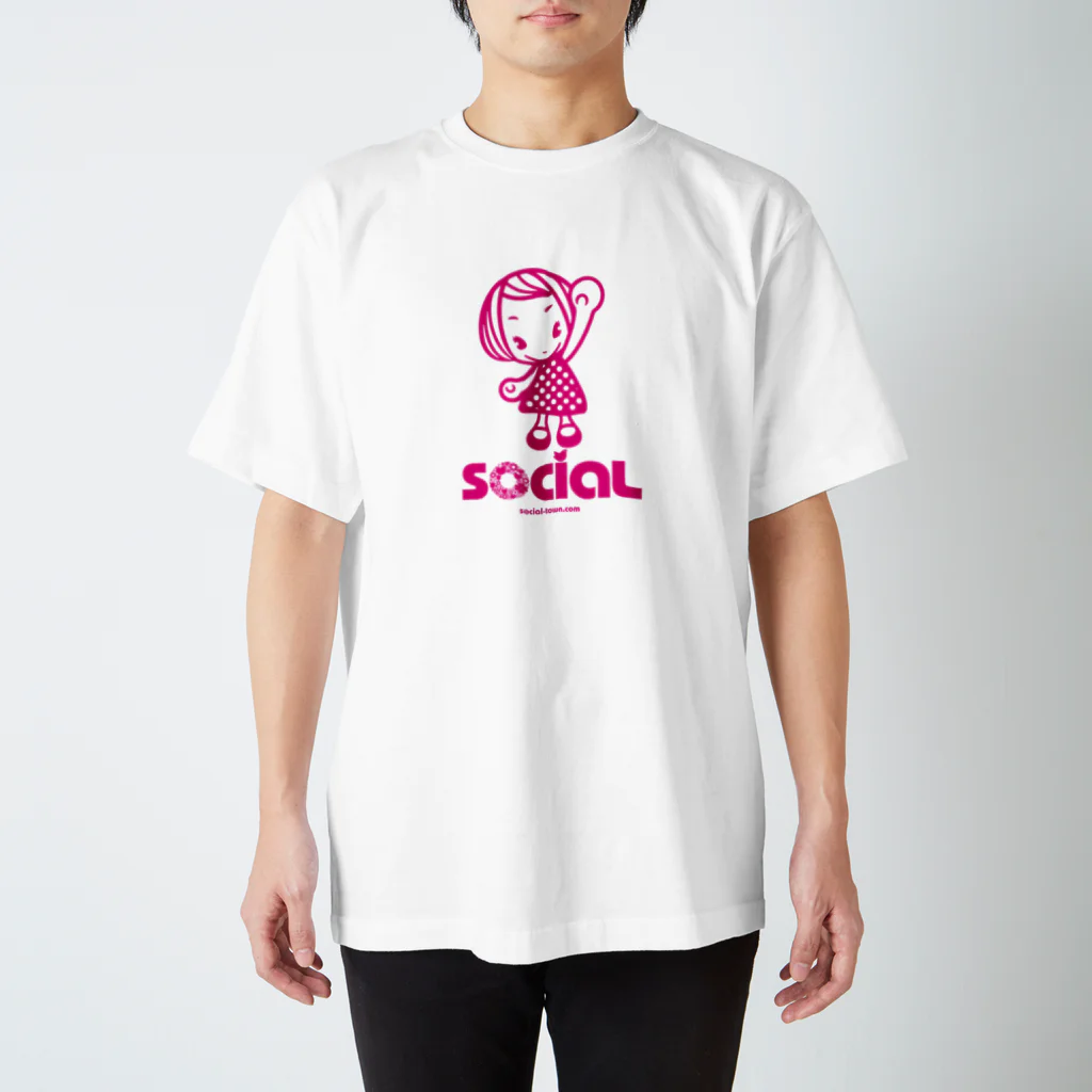 F2Dのソシアルちゃん Regular Fit T-Shirt