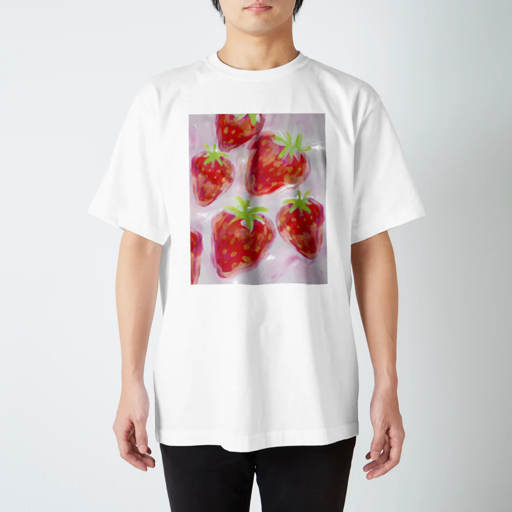 shiho_artのいちご Regular Fit T-Shirt