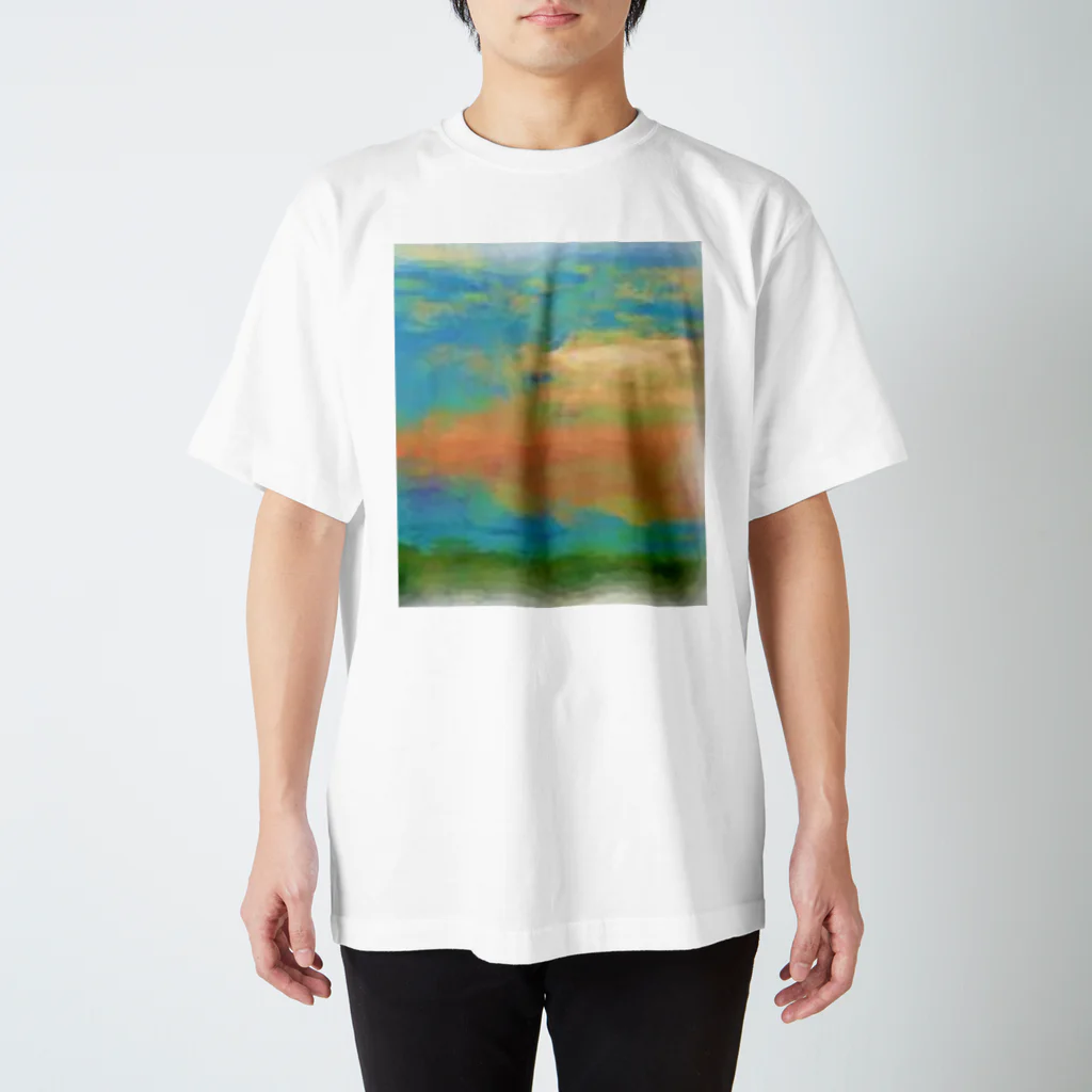 HaveーFun 嘉のHave-Fun Photo Play雲と空 Regular Fit T-Shirt