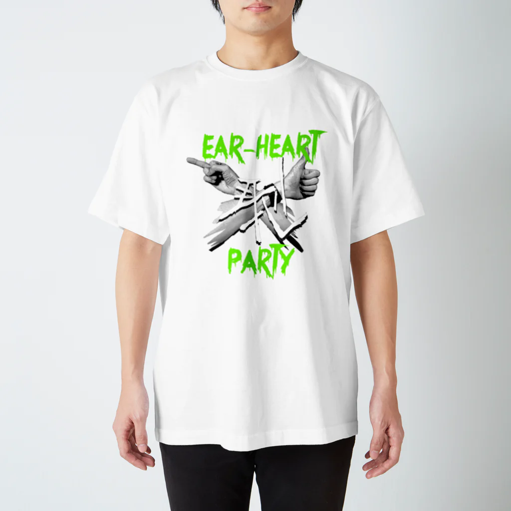 恥の店の静恥クロス(EAR-HEART) Regular Fit T-Shirt