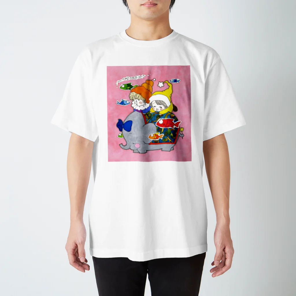 萩岩睦美のグッズショップのTシャツ　トメヨネぞうさん スタンダードTシャツ