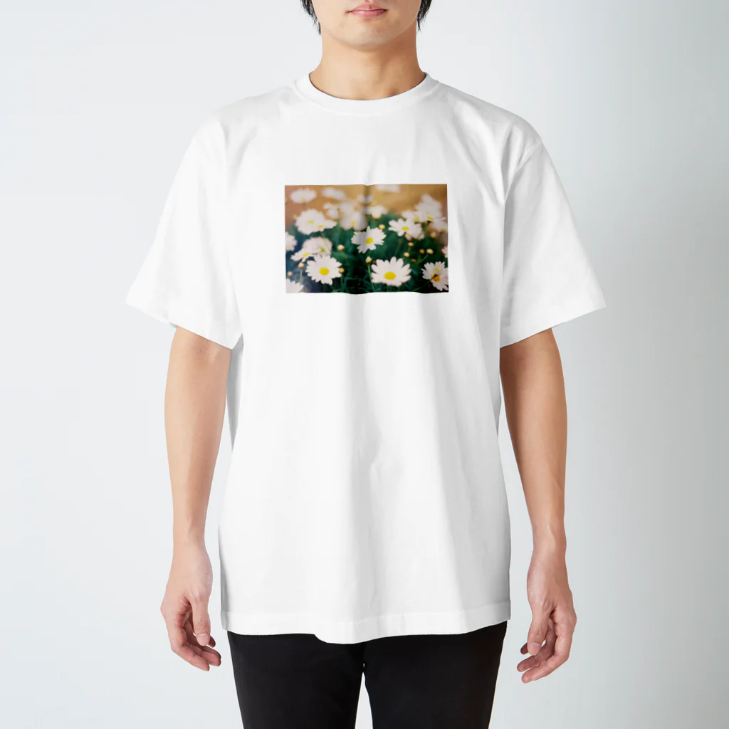 スポンジの記憶の中のキク科のお花 Regular Fit T-Shirt