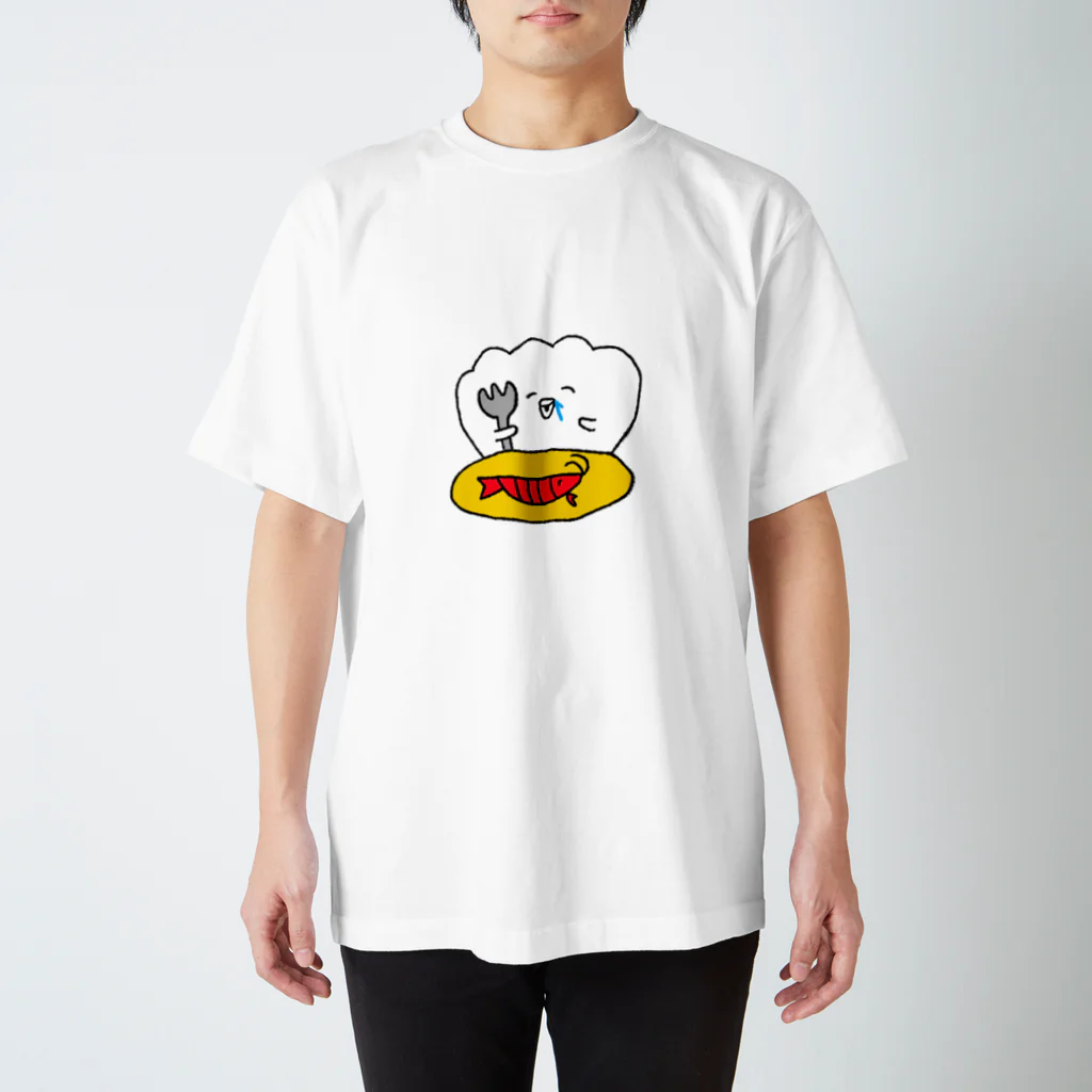 ぎょぐんのはらぺこホタテさん スタンダードTシャツ