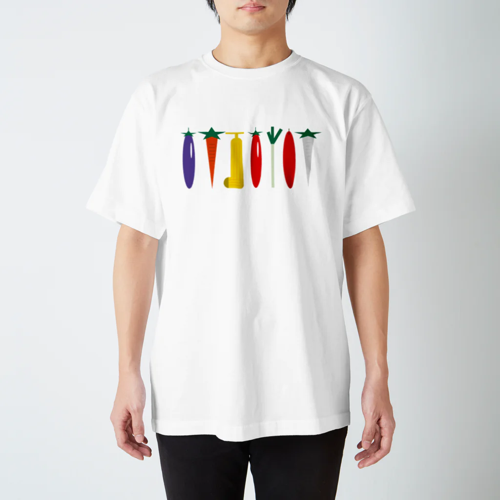 mikitoartのvegetables Regular Fit T-Shirt