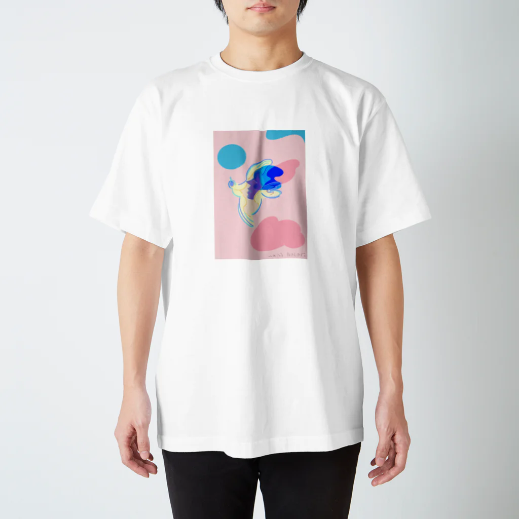 わに ほとりの鳥と少女のTシャツ Regular Fit T-Shirt