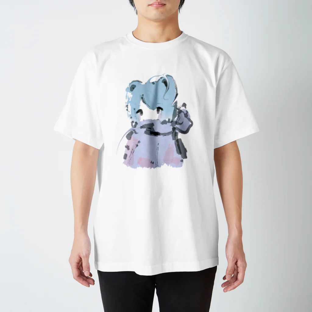 ゆーきんの絵ぐっずのやわらかな氷柱 スタンダードTシャツ