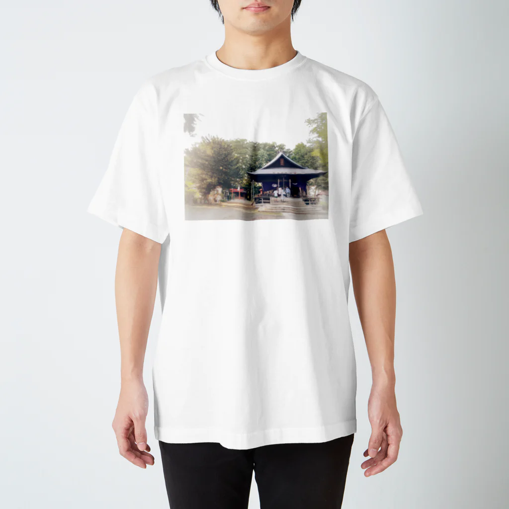 新寺町稲荷神社 Shinteramachi Inari shrineの本殿T [HONDEN T-shirt] Regular Fit T-Shirt