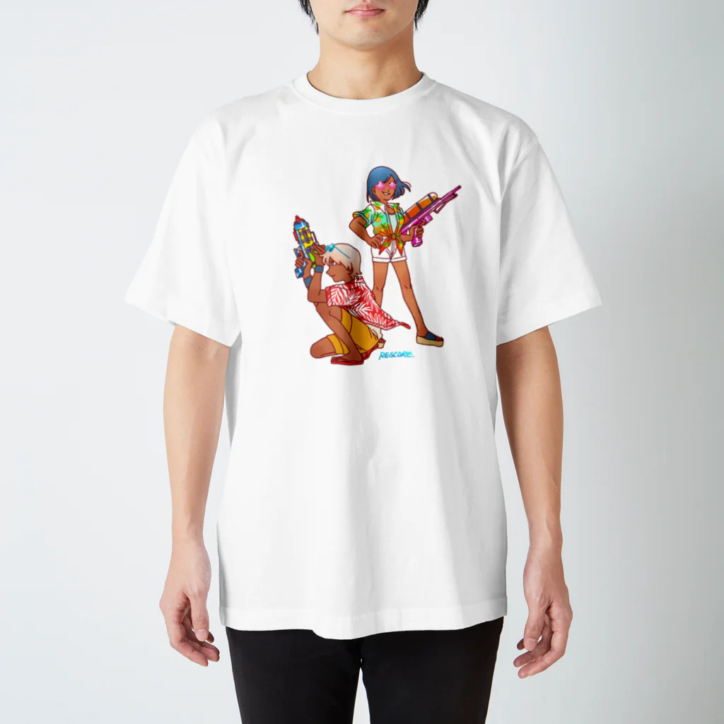 RESCOREのSummer vacation tee Regular Fit T-Shirt