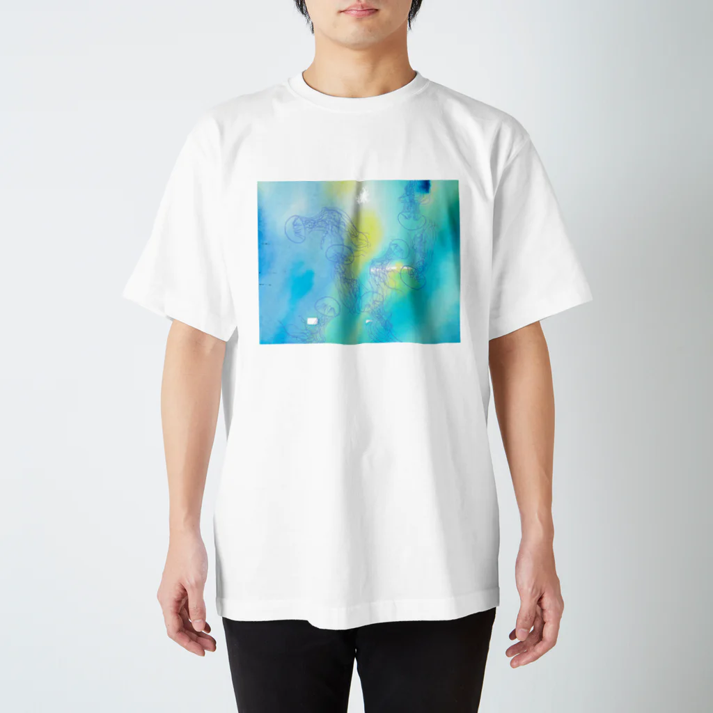 あとりえくらげのギヤマンハナクラゲ スタンダードTシャツ