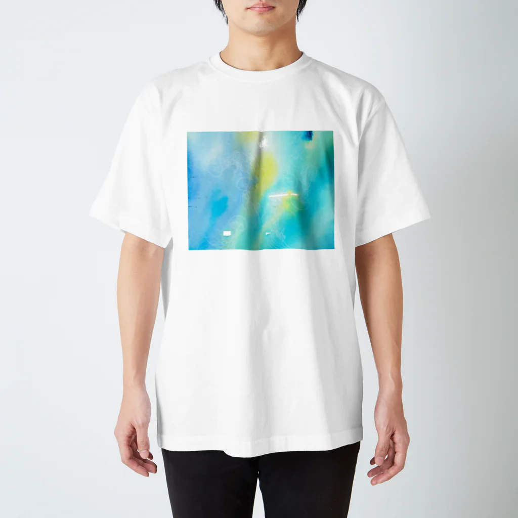 あとりえくらげのギヤマンハナクラゲ＊white スタンダードTシャツ