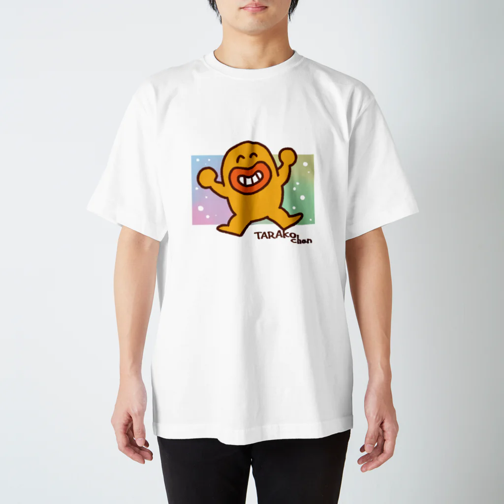 たらこくちびる屋の優しさあふれるたらこちゃん Regular Fit T-Shirt