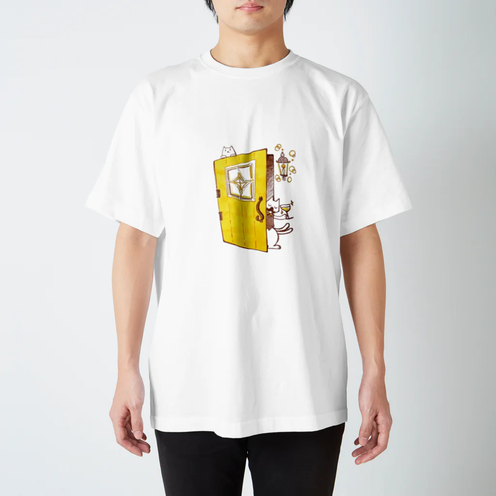 籠之屋雑貨の猫又ＢＡＲへようこそ Regular Fit T-Shirt