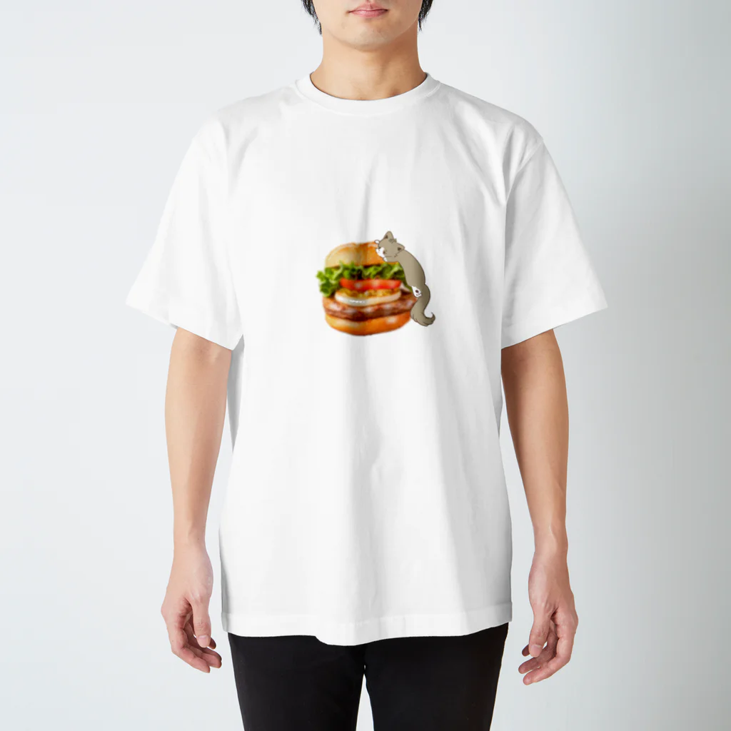 Noruneko-YaのハンバーガーTシャツ🍔 スタンダードTシャツ