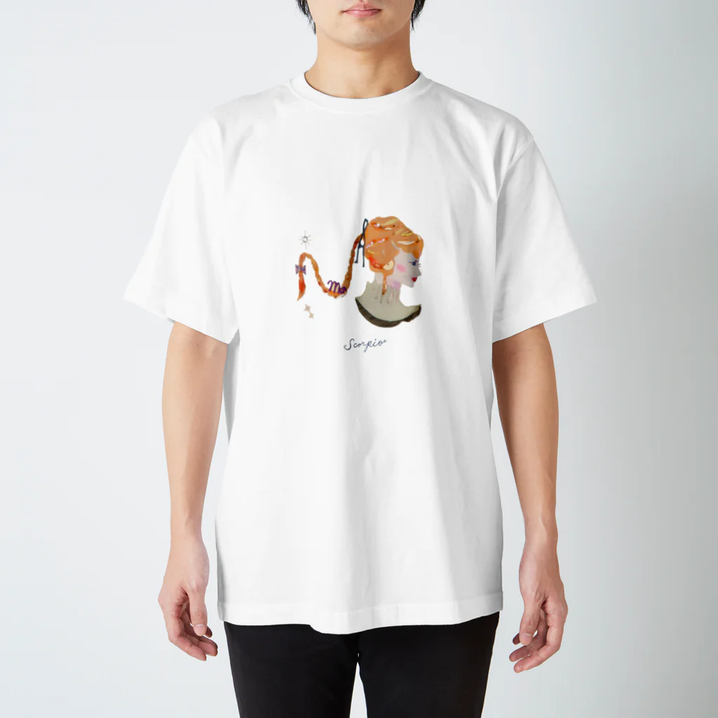 YOKO HASEGAWA　の12星座さそり座　セール期間限定 Regular Fit T-Shirt