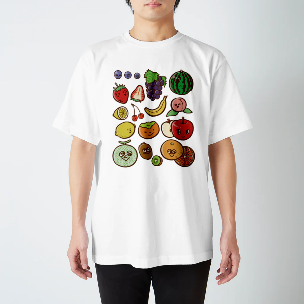 キタガワコハル/ｲﾗｽﾄﾚｰﾀｰのフルーツの集まり Regular Fit T-Shirt