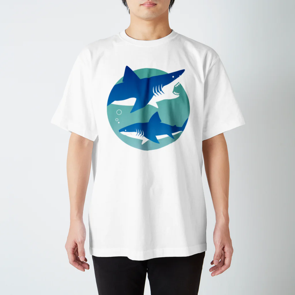 itaのLOVE SHARK Circle スタンダードTシャツ