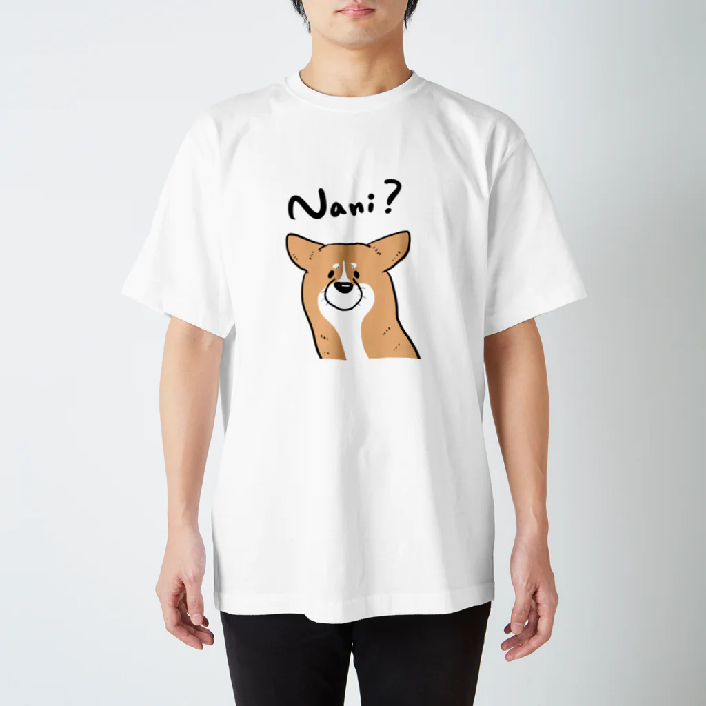 nurunurucatの怪訝な犬 スタンダードTシャツ