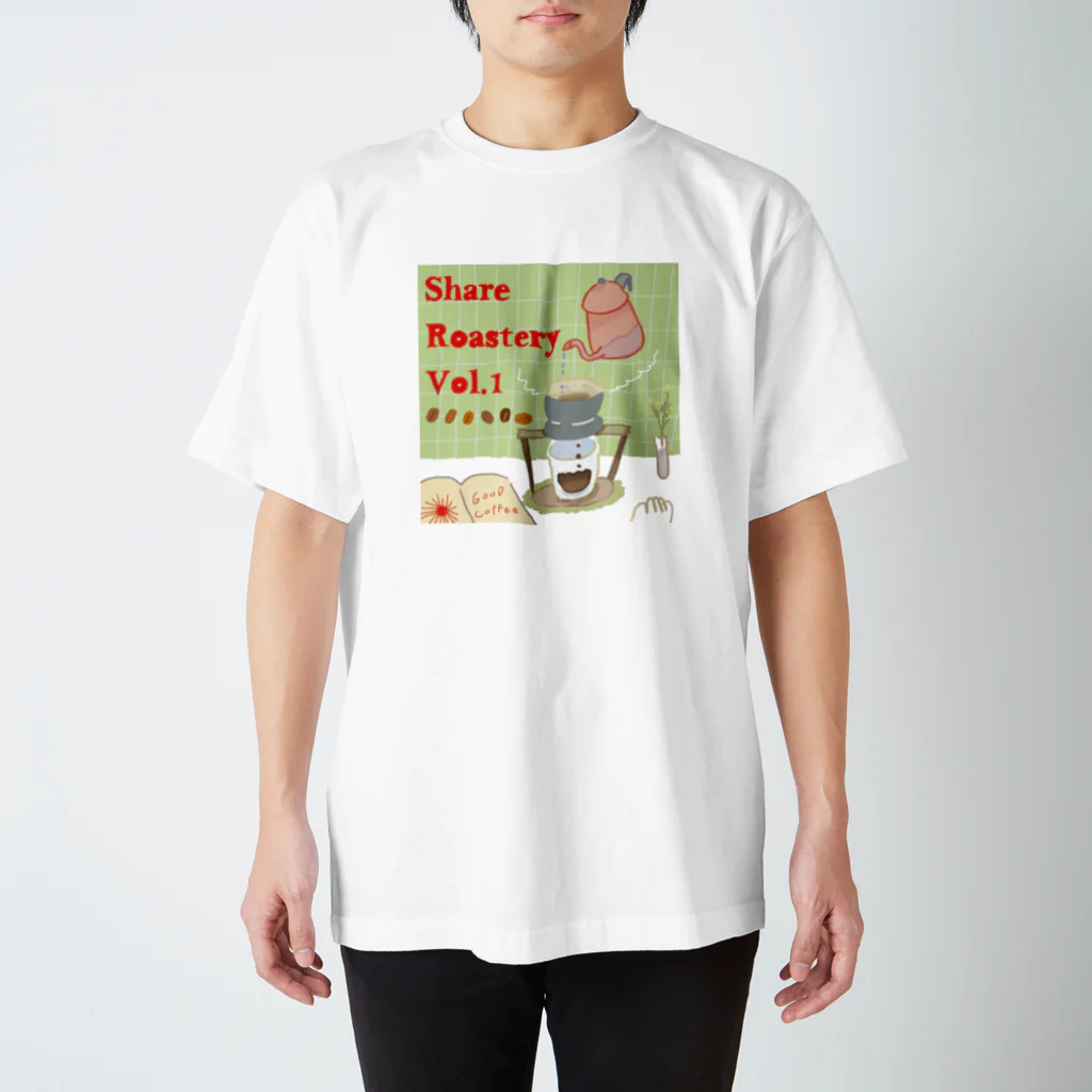 珈ノ鳥のコーヒーアイテムのお店のShare Roastery Vol.1 Tシャツ スタンダードTシャツ