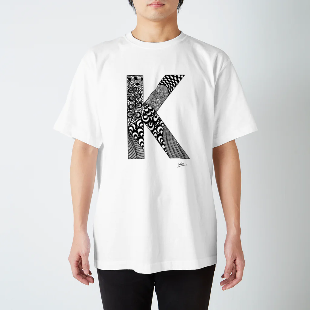 Graphic Design +αのゴシックのK スタンダードTシャツ