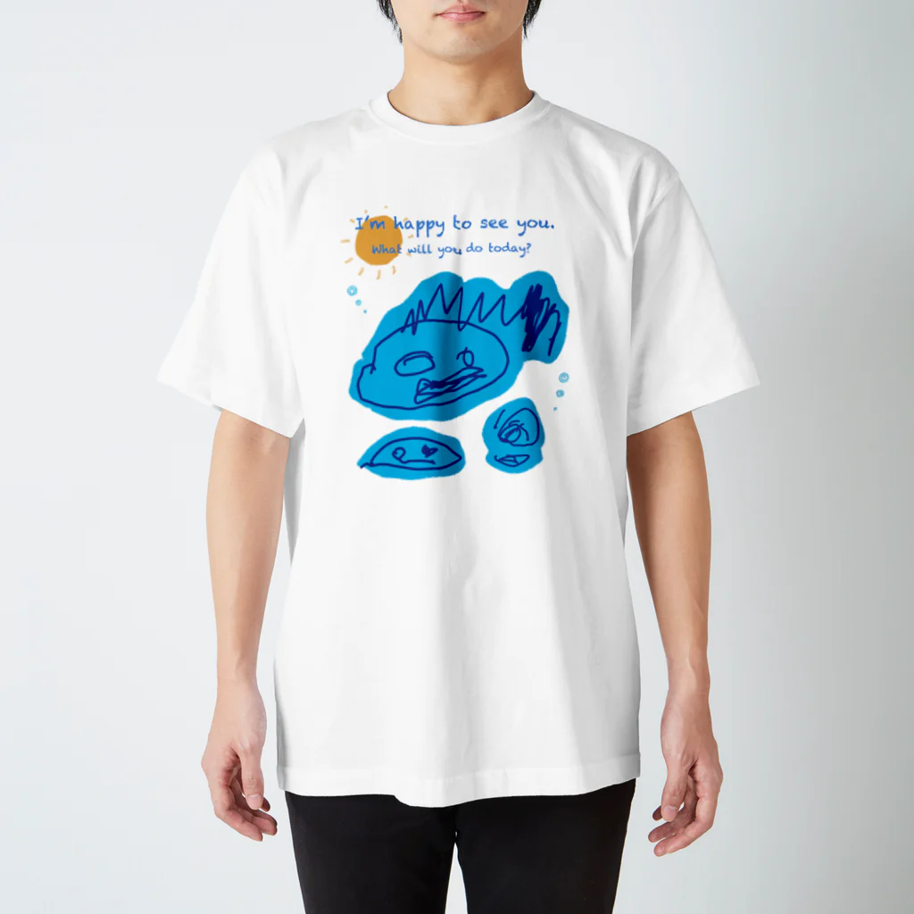 ゆきんこのお店SUZURI支店の姪っ子が描いてくれた私 Regular Fit T-Shirt