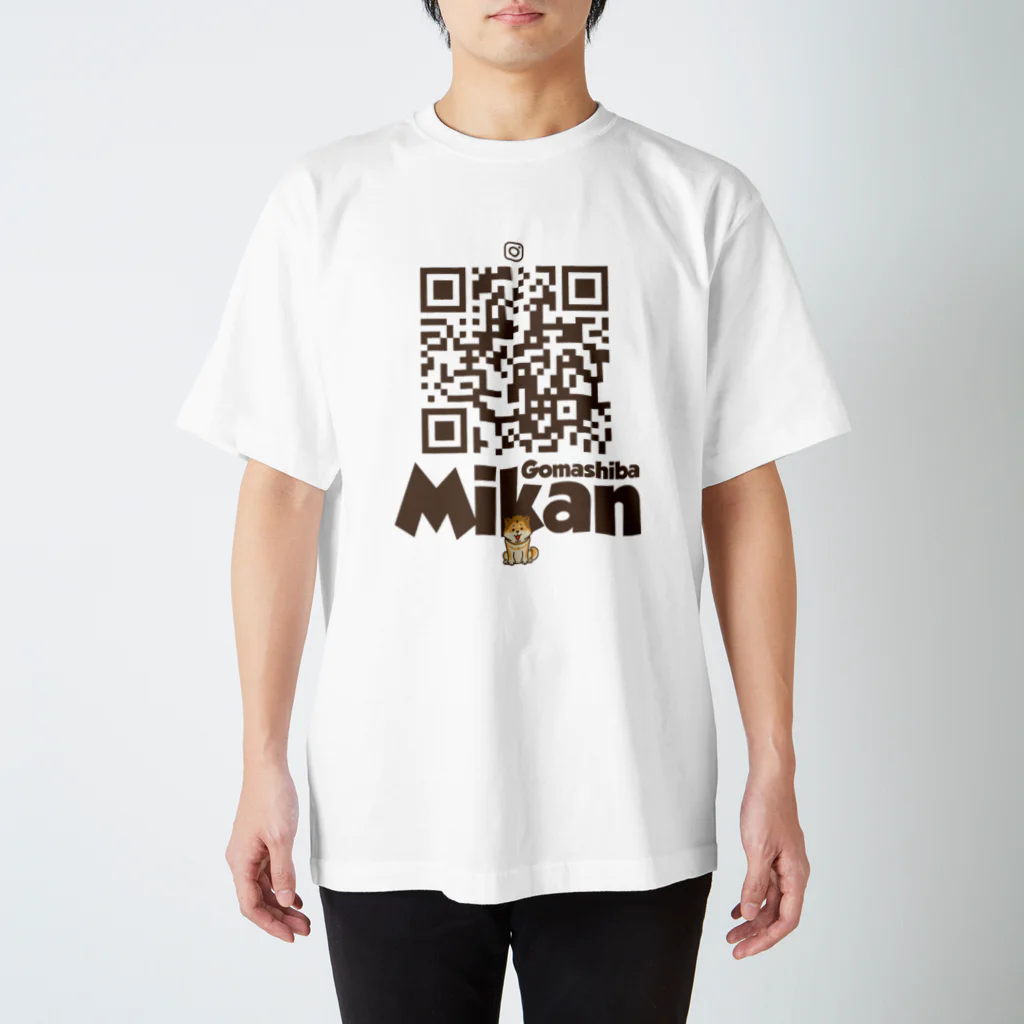 neguse511の胡麻柴みかんQR スタンダードTシャツ