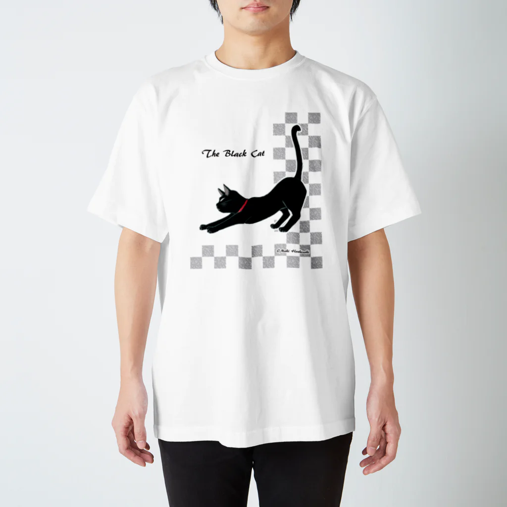 くろねこ倶楽部のモノくろねこ スタンダードTシャツ