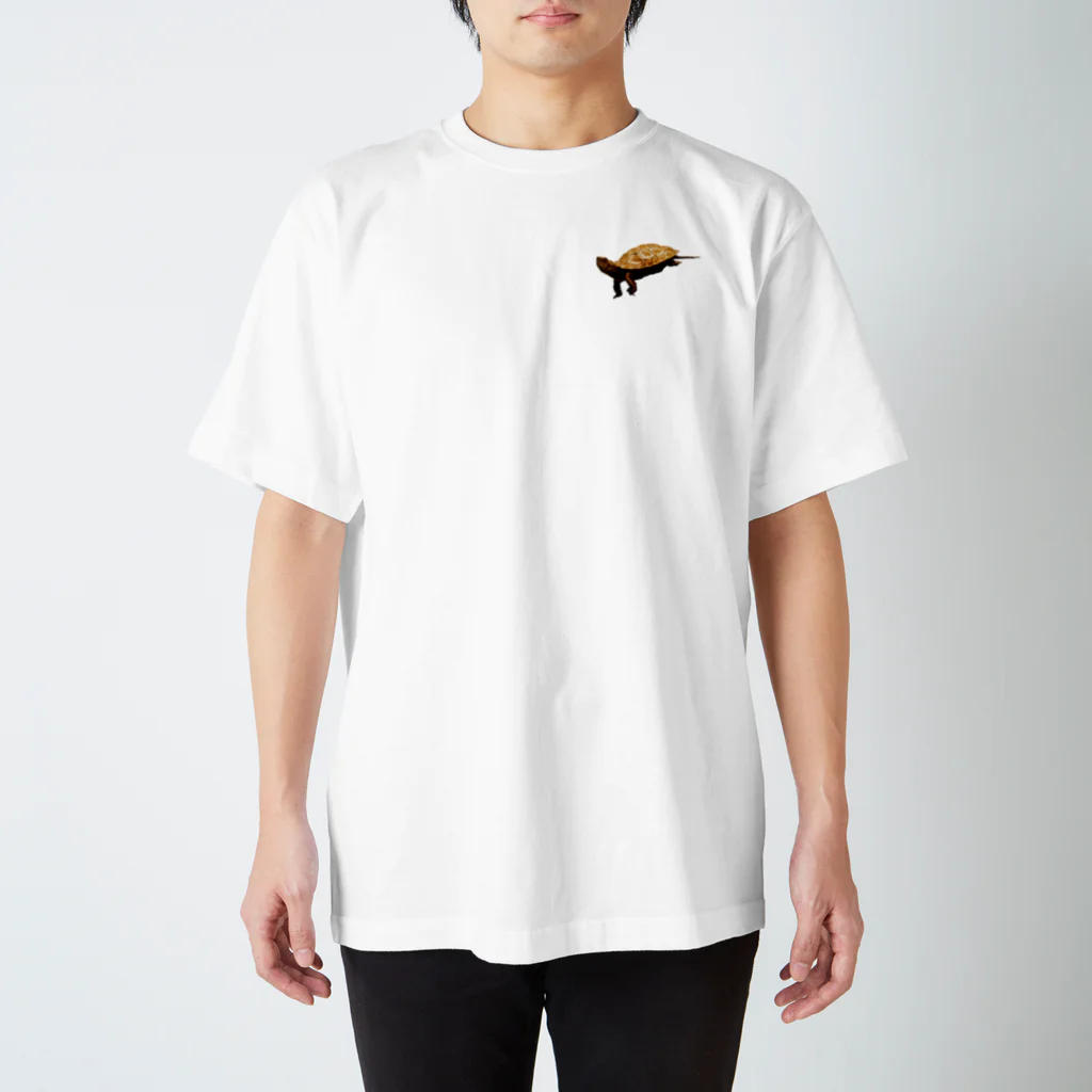 otakeの写真店のニホンイシガメ　カラー スタンダードTシャツ