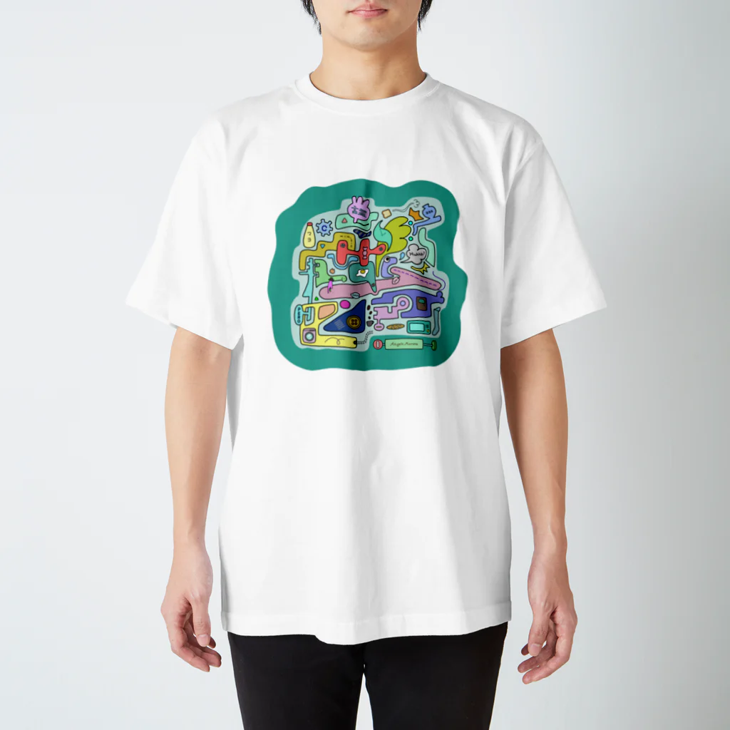 Osanpo-Nekoの朝ごはん スタンダードTシャツ