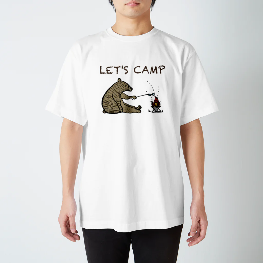 noskecampのクマのキャンプ⛺️Let's camp② スタンダードTシャツ