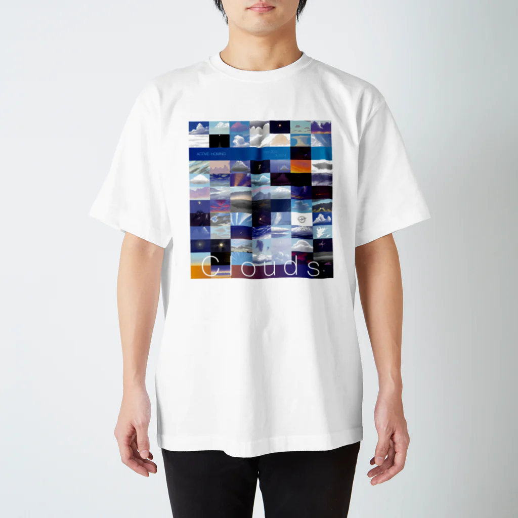 ACTIVE-HOMINGの雲T スタンダードTシャツ