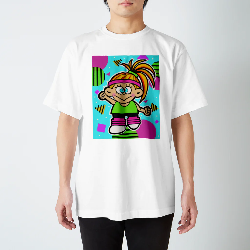 mi-na-mi-no-kazeのエアロビ・ガール2 Regular Fit T-Shirt